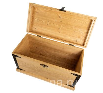 Сундук Викинг с прямой крышкой